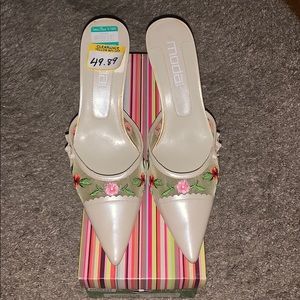 Floral Moda Spana Heels